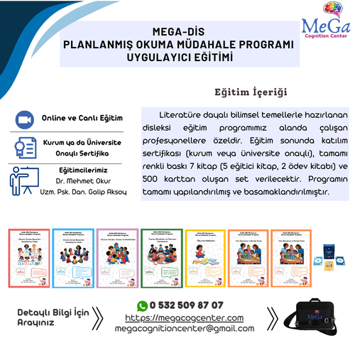 MeGa-DİS Planlanmış Okuma Müdahale Programı Uygulayıcı Eğitimi